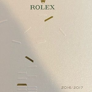 2016/2017 Rolex holiday season brochure like new